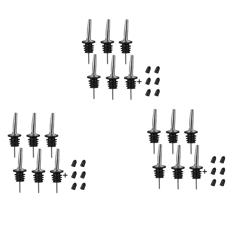 Speed Pourer Cap - A25F-18Pc Vertedores de Acero Inoxidable, Vertedor