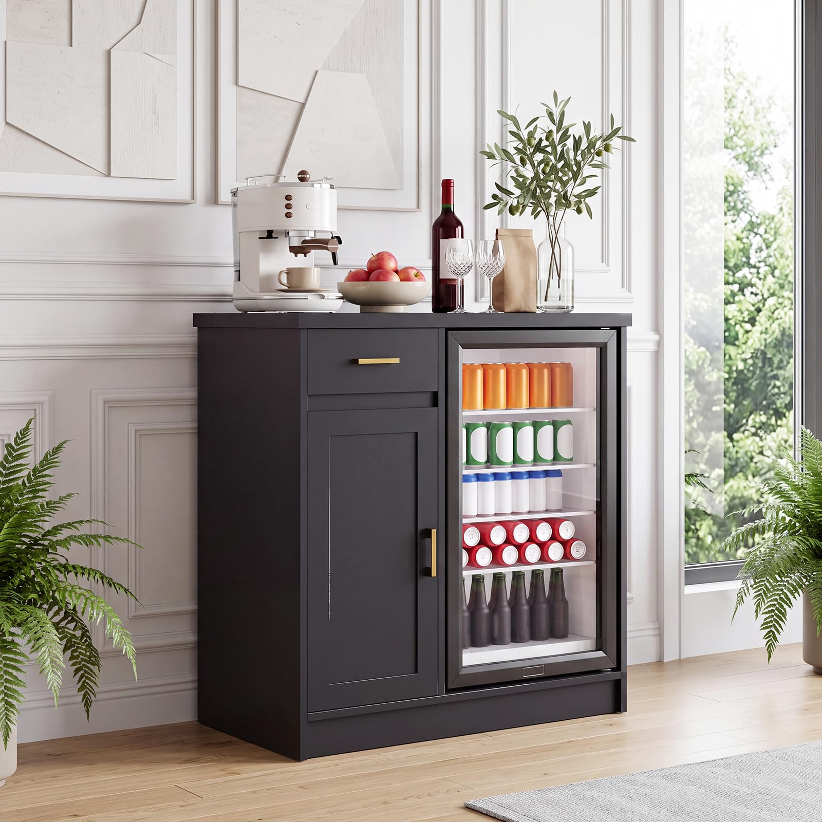 Home Bar Setup - Mueble Bar de Vino Estilo Rústico