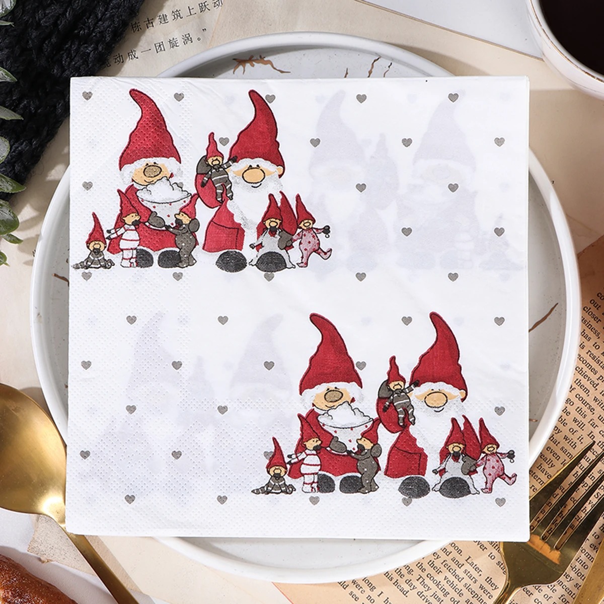 Home Bargains - Servilletas de Papel Desechables Navideñas con