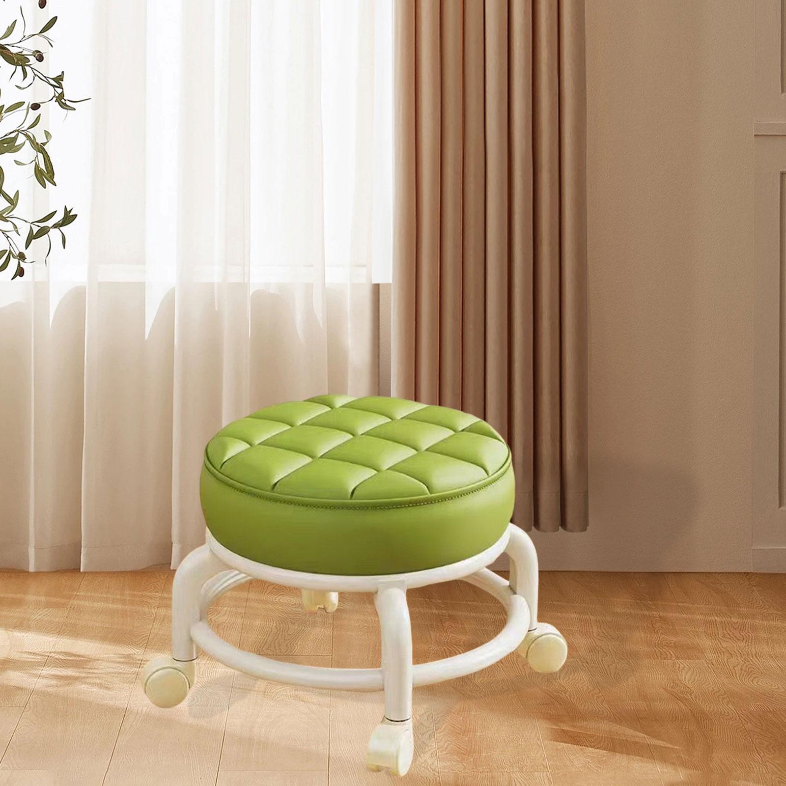Home Bar Lounge - Silla pequeña giratoria 360 con ruedas