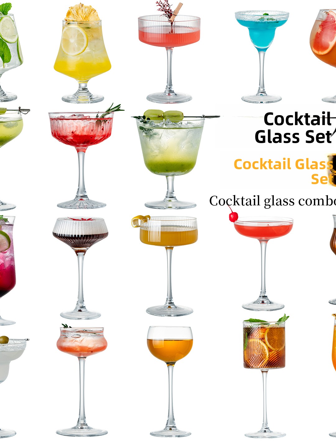 Old Fashioned Glass - Juego de Vasos de Cristal Premium