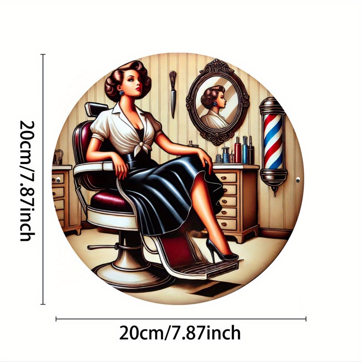 Letrero de Metal Vintage para  - Home Barber reseña y precio