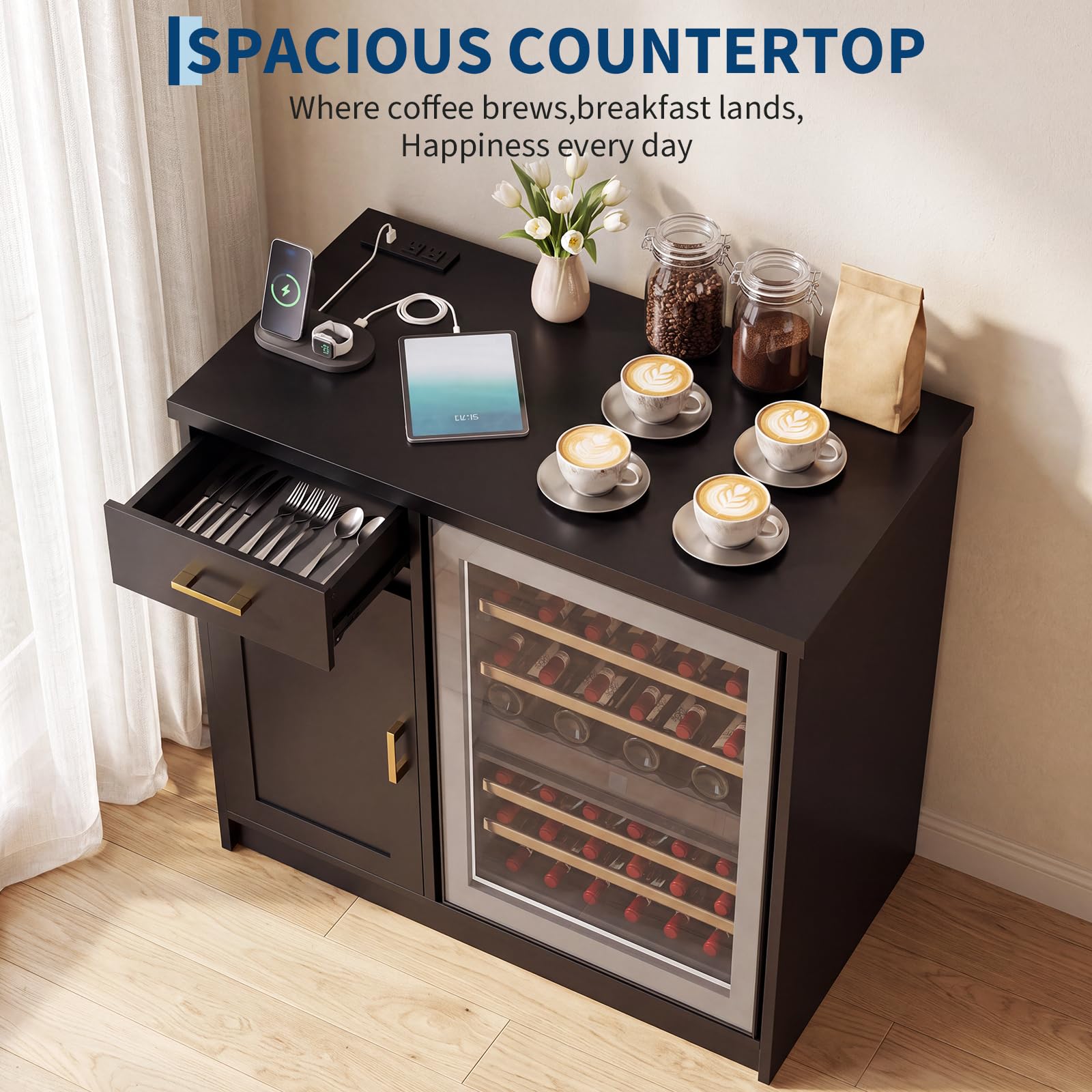 Mueble Bar de Vino Estilo Rúst - Home Bar Setup reseña y precio