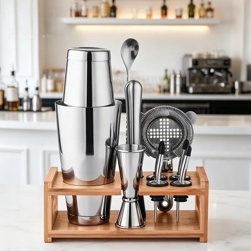 Juego de Coctelera de Acero In - Boston Shaker Set reseña y precio