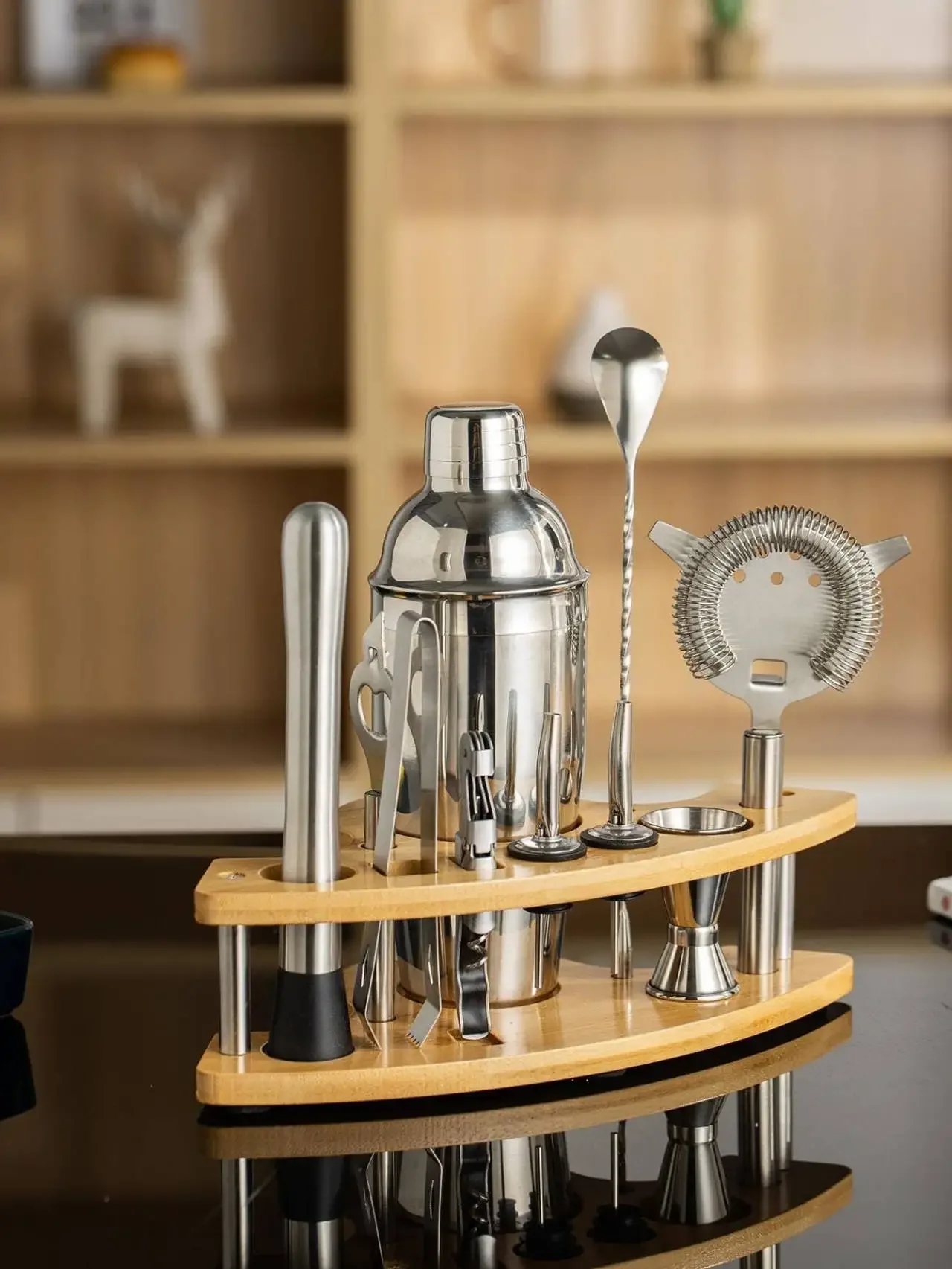 Juego de coctelera de acero in - Boston Shaker Set reseña y precio