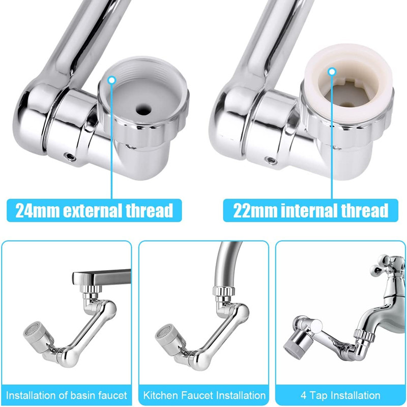 1080 °   Cabezal rociador de g - Home Bar Sink reseña y precio